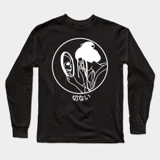 Women Looking at Herself in the Mirror | Seneh Design Co. Long Sleeve T-Shirt